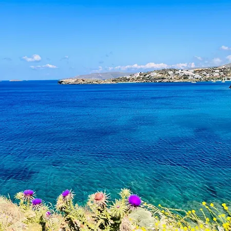 Thalassa, Beachfront, Private Pool & Sunset Views By Explore Andros * Μπατσί