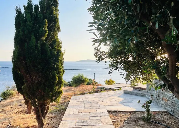 Thalassa, Beachfront, Private Pool & Sunset Views By Explore Andros